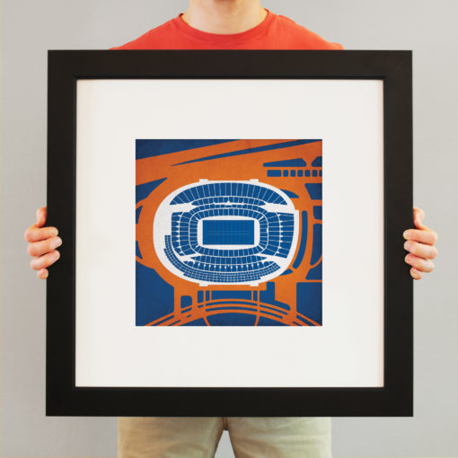 Soldier Field Map Art by City Prints - Image 3