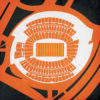Paul Brown Stadium Map Art by City Prints