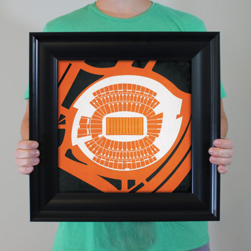 Paul Brown Stadium Map Art by City Prints - Image 4