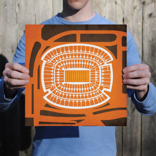 FirstEnergy Stadium Map Art by City Prints - Image 2