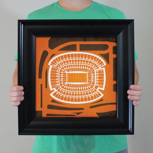 FirstEnergy Stadium Map Art by City Prints - Image 4