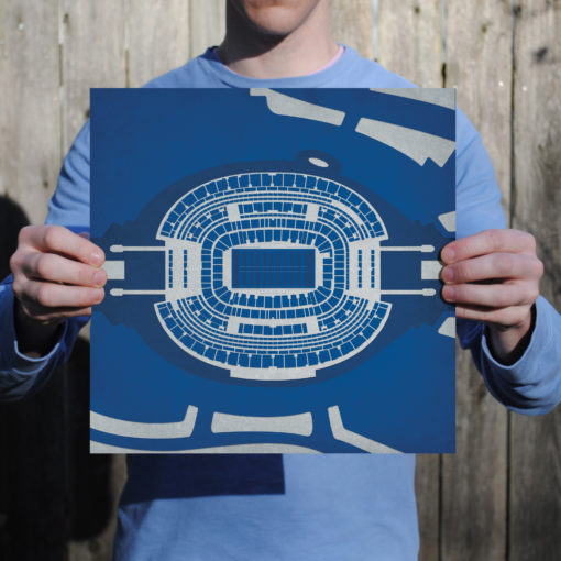 AT&T Stadium Map Art by City Prints - Image 2
