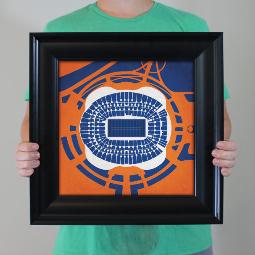 Sports Authority Field at Mile High Map Art by City Prints - Image 4