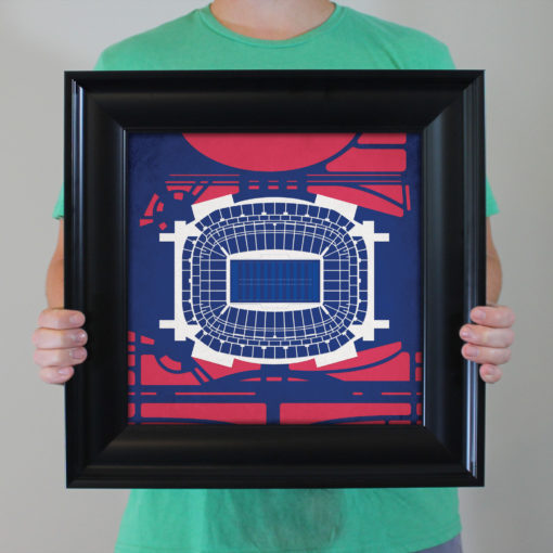 NRG Stadium Map Art by City Prints - Image 4