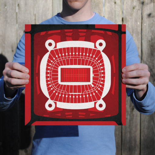 Arrowhead Stadium Map Art by City Prints - Image 2