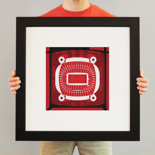 Arrowhead Stadium Map Art by City Prints - Image 3