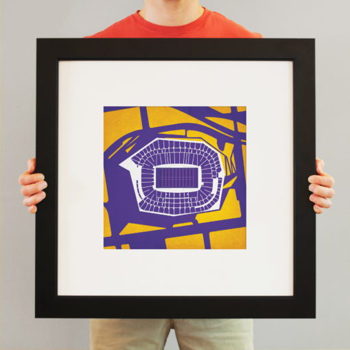 U.S. Bank Stadium Map Art by City Prints - Image 3