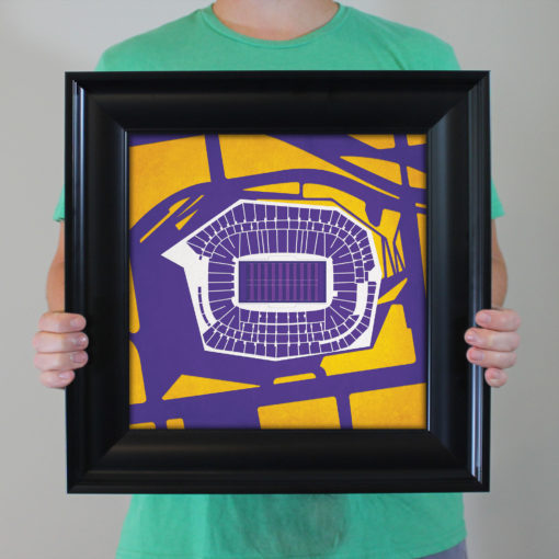 U.S. Bank Stadium Map Art by City Prints - Image 4