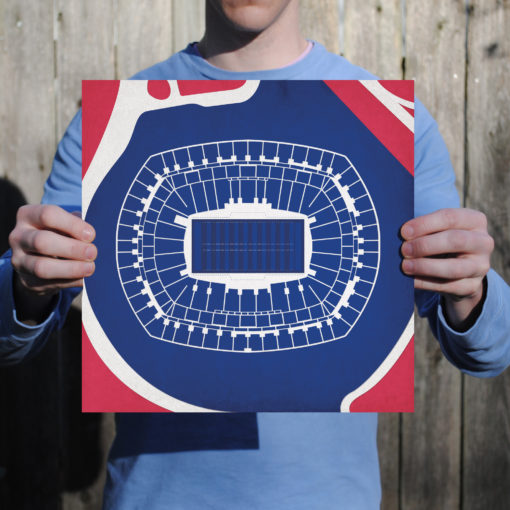 MetLife Stadium Map Art by City Prints - Image 2