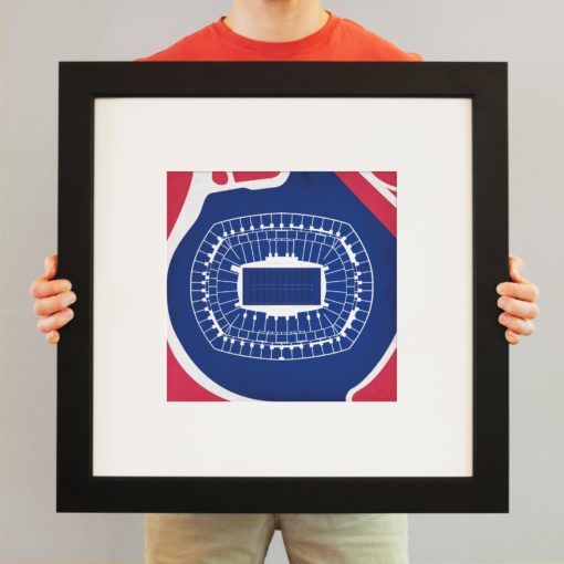 MetLife Stadium Map Art by City Prints - Image 3