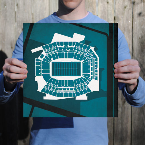 Lincoln Financial Field Map Art by City Prints - Image 2