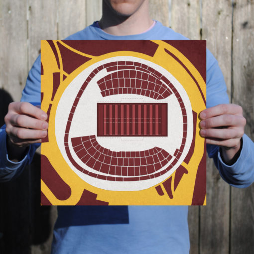 Robert F. Kennedy Memorial Stadium Map Art by City Prints - Image 2