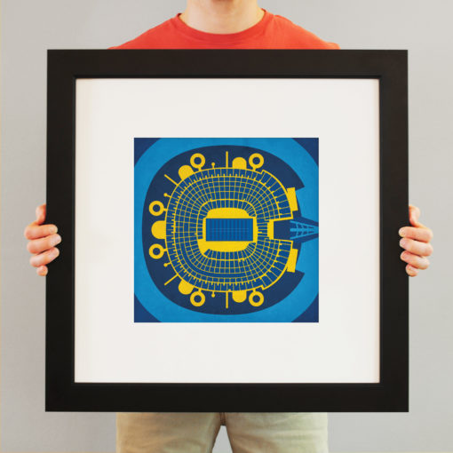 Qualcomm Stadium Map Art by City Prints - Image 3