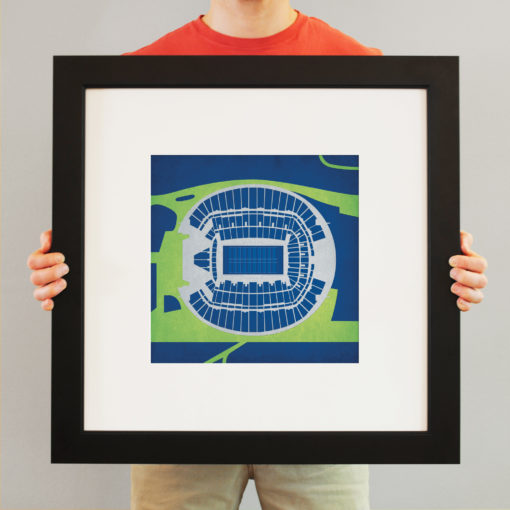 CenturyLink Field Map Art by City Prints - Image 3