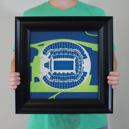 CenturyLink Field Map Art by City Prints - Image 4