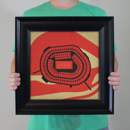 Candlestick Park Map Art by City Prints - Image 4