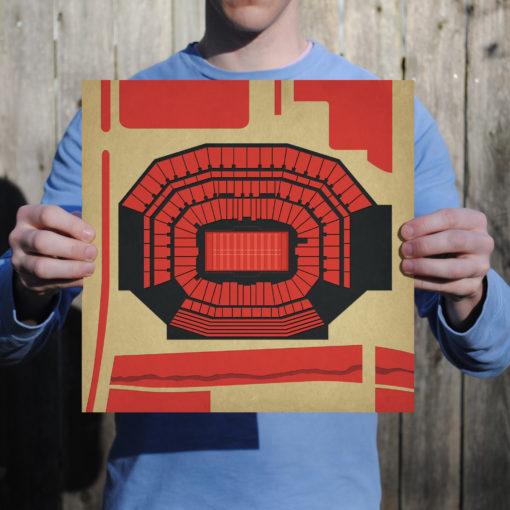 Levi's Stadium Map Art by City Prints - Image 2