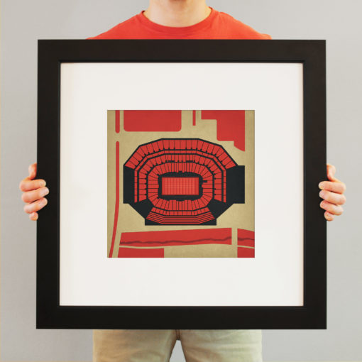 Levi's Stadium Map Art by City Prints - Image 3