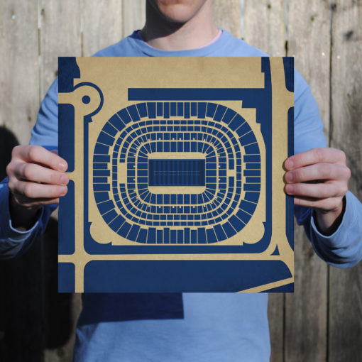 Dome at America's Center Map Art by City Prints - Image 2