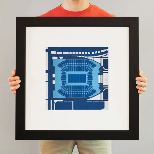 Nissan Stadium Map Art by City Prints - Image 3