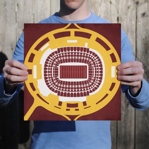 FedEx Field Map Art by City Prints - Image 2