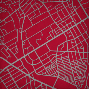 Saint Joseph's University Campus Map Art by City Prints