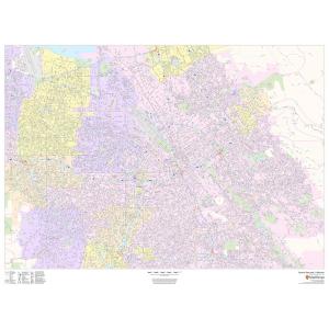 Central San Jose, California - Landscape by Map Sherpa