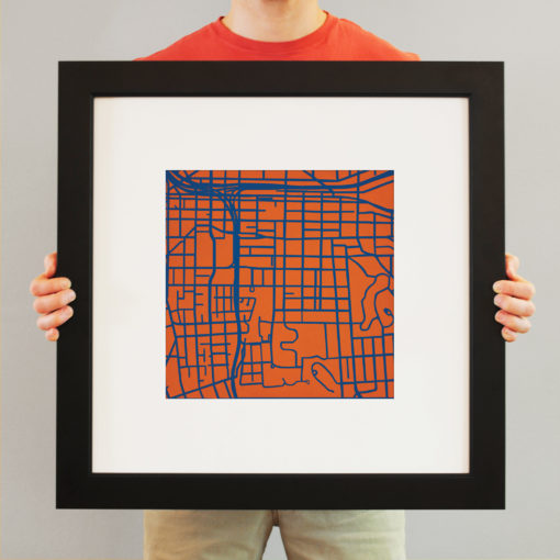 Syracuse University Campus Map Art by City Prints - Image 4