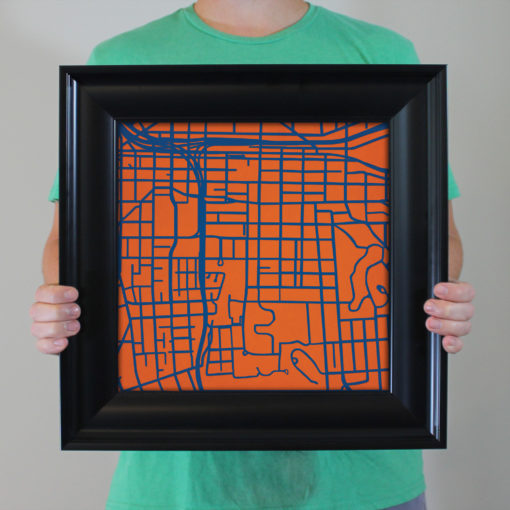 Syracuse University Campus Map Art by City Prints - Image 5