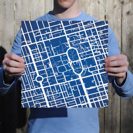 University of Toronto Campus Map Art by City Prints - Image 3