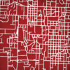 University of Arkansas Campus Map Art by City Prints