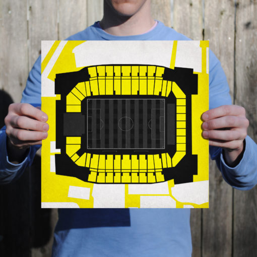 Mapfre Stadium Map Art by City Prints - Image 2