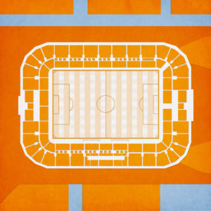 BBVA Compass Stadium Map Art by City Prints