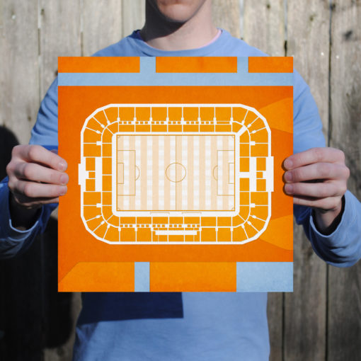 BBVA Compass Stadium Map Art by City Prints - Image 2