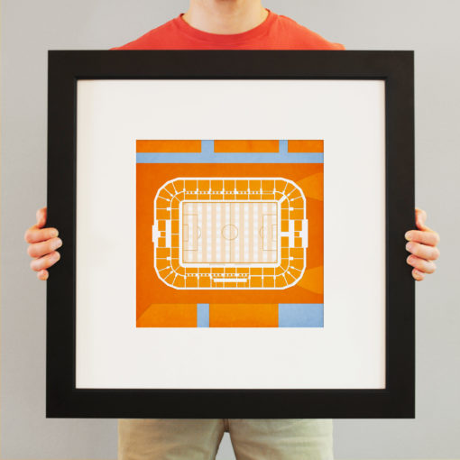 BBVA Compass Stadium Map Art by City Prints - Image 3