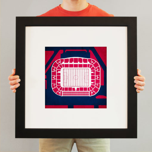 Red Bull Arena Map Art by City Prints - Image 3