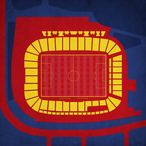 Rio Tinto Stadium Map Art by City Prints