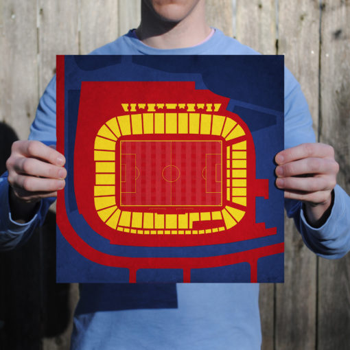 Rio Tinto Stadium Map Art by City Prints - Image 2