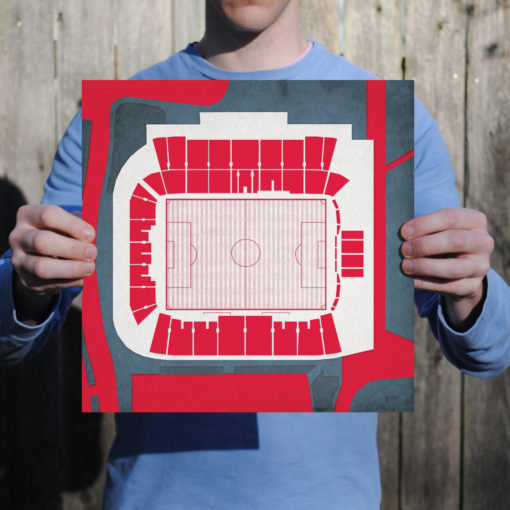 BMO Field Map Art by City Prints - Image 2