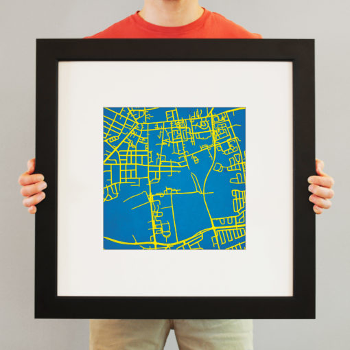 University of Delaware Campus Map Art by City Prints - Image 4