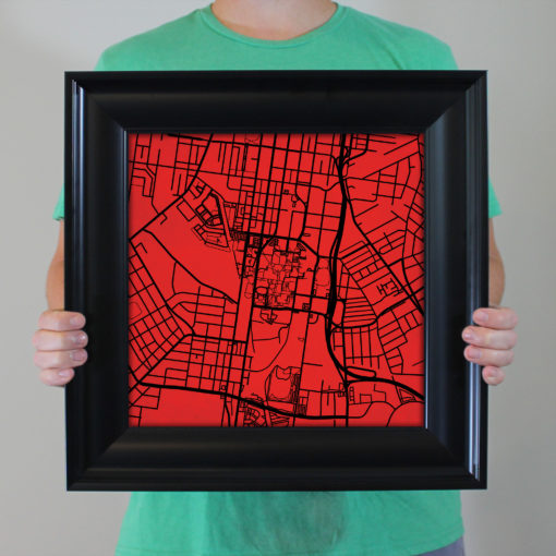 University of Louisville Campus Map Art by City Prints - Image 5