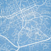 University of North Carolina at Chapel Hill Campus Map Art by City Prints
