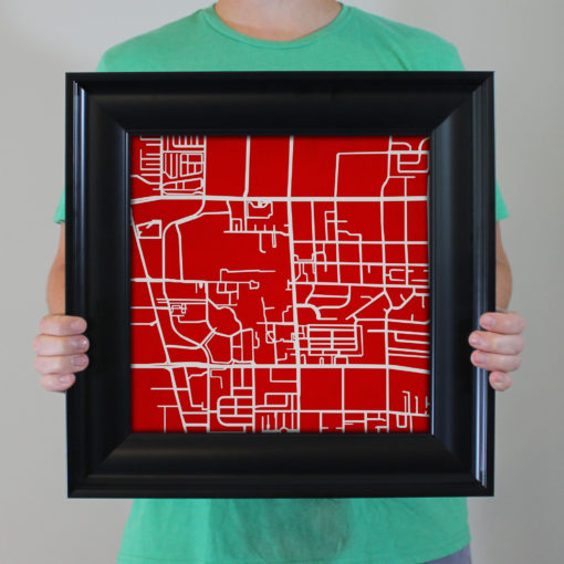 University of Nevada, Las Vegas Campus Map Art by City Prints - Image 5