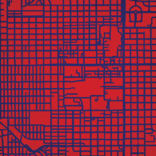 University of Arizona Campus Map Art by City Prints