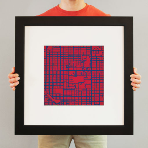 University of Arizona Campus Map Art by City Prints - Image 4