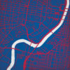 University of Pennsylvania Campus Map Art by City Prints