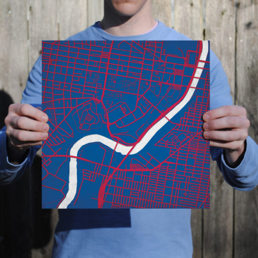 University of Pennsylvania Campus Map Art by City Prints - Image 3