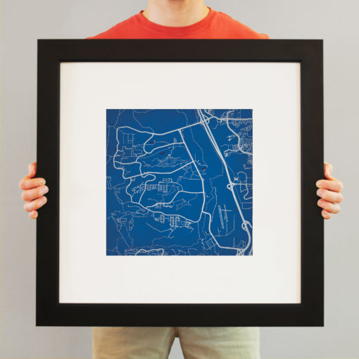 United State Air Force Academy Campus Map Art by City Prints - Image 4