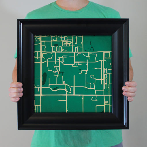 University of South Florida Campus Map Art by City Prints - Image 5