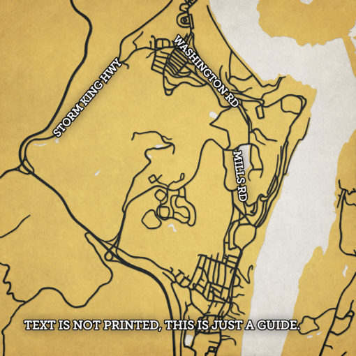United States Military Academy Campus Map Art by City Prints - Image 2